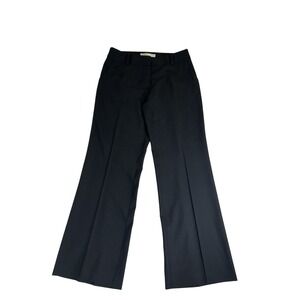 Trina Turk Black Triacetate Tailored Dress Pants Trousers Size 4 Made‎ in USA
